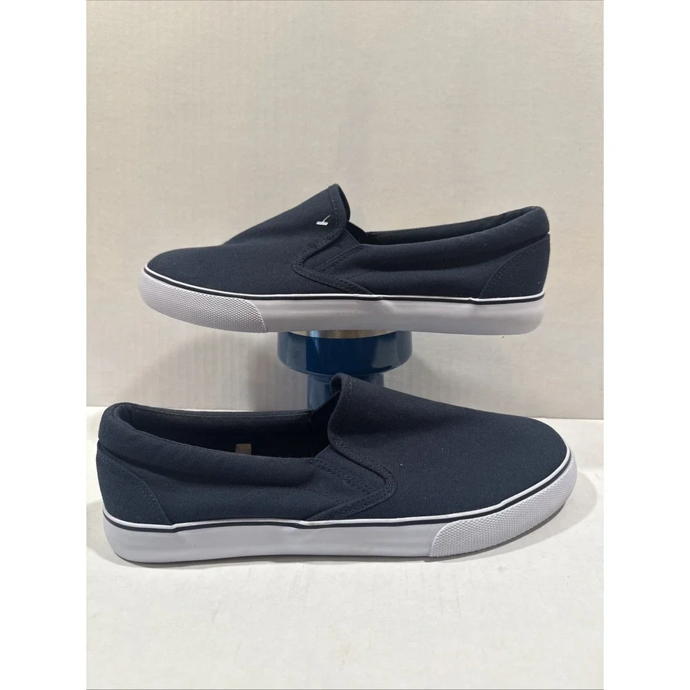 Goodfellow & Co Navy Men's Phillip Twin Gore Sneakers /boat Shoes Size 9.5 NWOT
